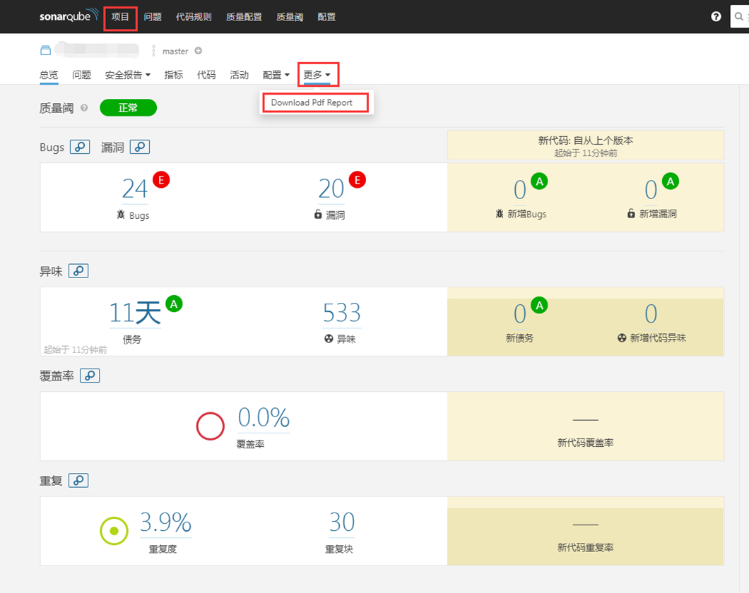 sonarqube pdf report - sonarqube test coverage