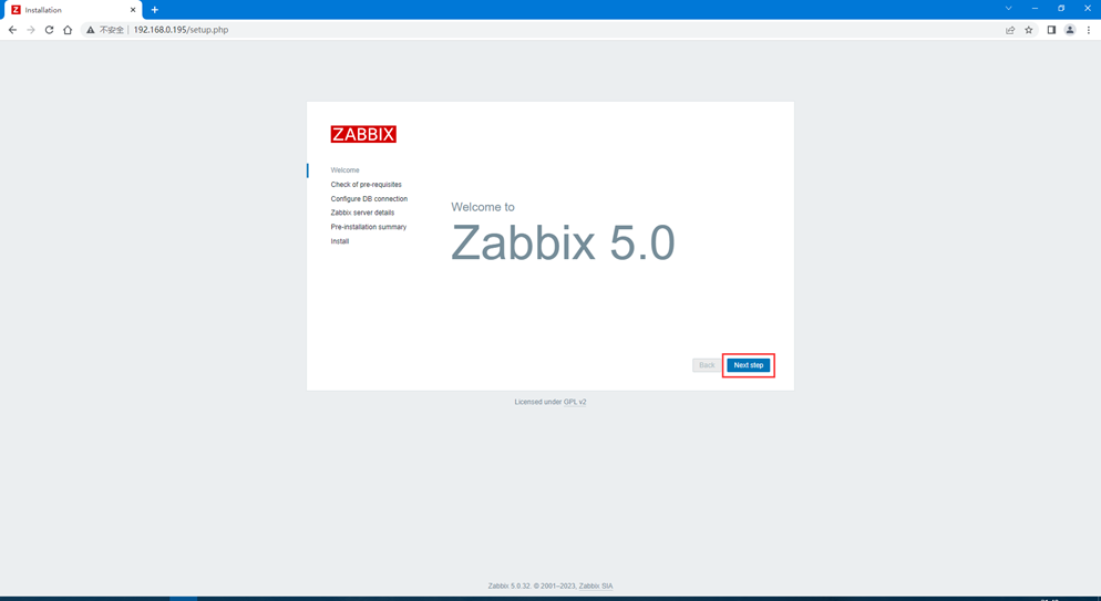 Linux安装lnmp环境+Zabbix 5.0 LTS